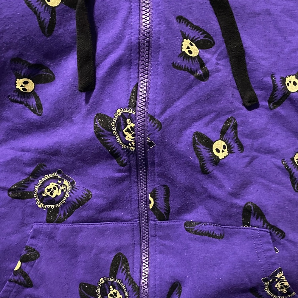 Vibrant Purple haunted mansion Minnie Mouse sweater